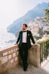 Wedding photo of Evan Douglass in Positano Italy